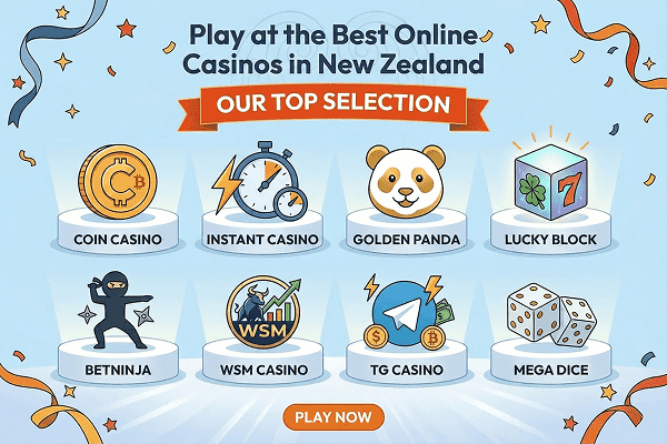 Our top recommended online casino picks for NZ players